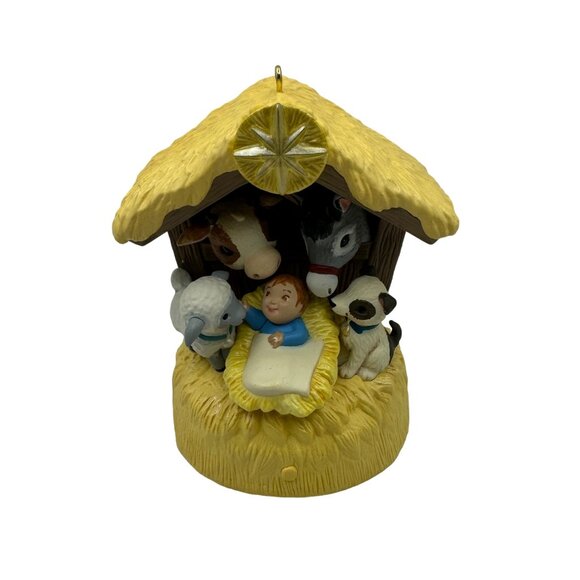 Hallmark Keepsake Nativity Scene Ornament  Magic Light & Sound  Christmas - Picture 2 of 6